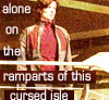 Elizabeth Weir, Alone on the ramparts of this cursed isle