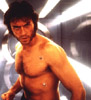 Hugh Jackman as Wolverine, shirtless