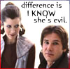 Han/Leia, difference is I know she's evil