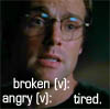 Daniel, broken angry tired