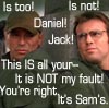 Jack and Daniel, doin' the Blame Game