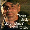 Jack, That's Jack Scrumptious O'Neill to you