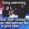 Sam/Jack, Going swimming with they clothes on had seemed like a good idea...